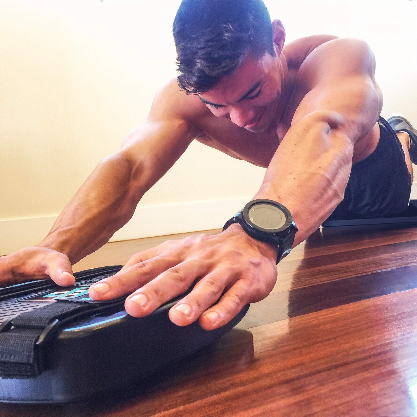 SmithShaper® PRO ASR - Ab Squat Roller | Full Body Workout | Get Fit - 25 Exercises! Ab Rolls, Squats, Plank Walks, Core Strengthening & More | Add to your HIIT workout and shape abs, legs, butt, thighs, waist, chest & more